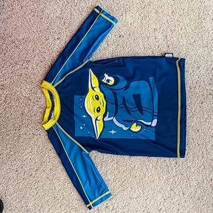 Disney Yoda Swim Top Sz:7